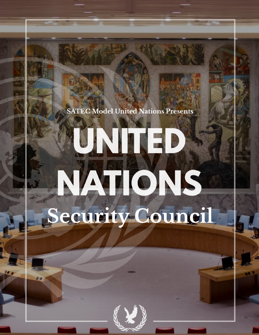 Cover of the UNSC background guide